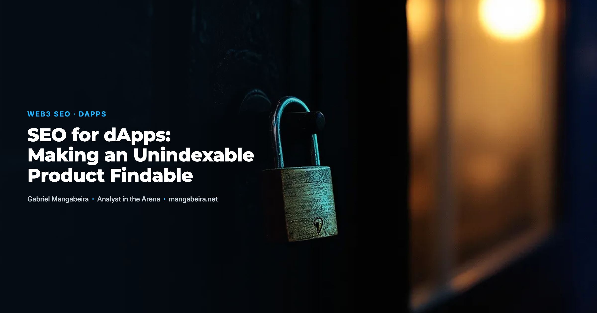 SEO for dApps: Making an Unindexable Product Findable