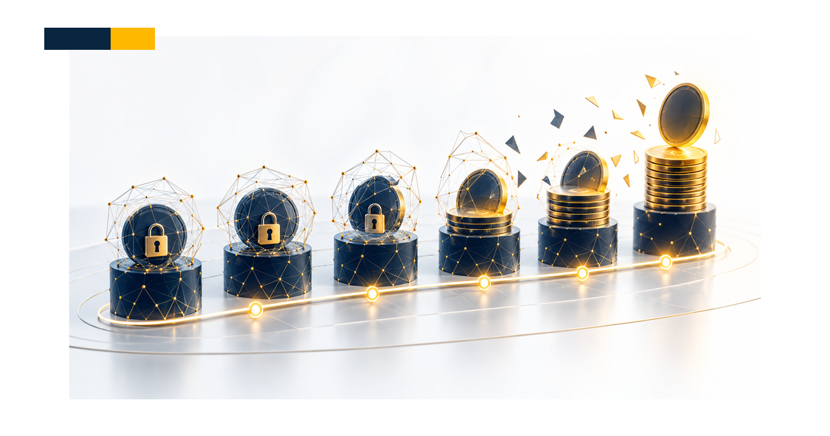 Calendarios de vesting de tokens: guía para DeFi