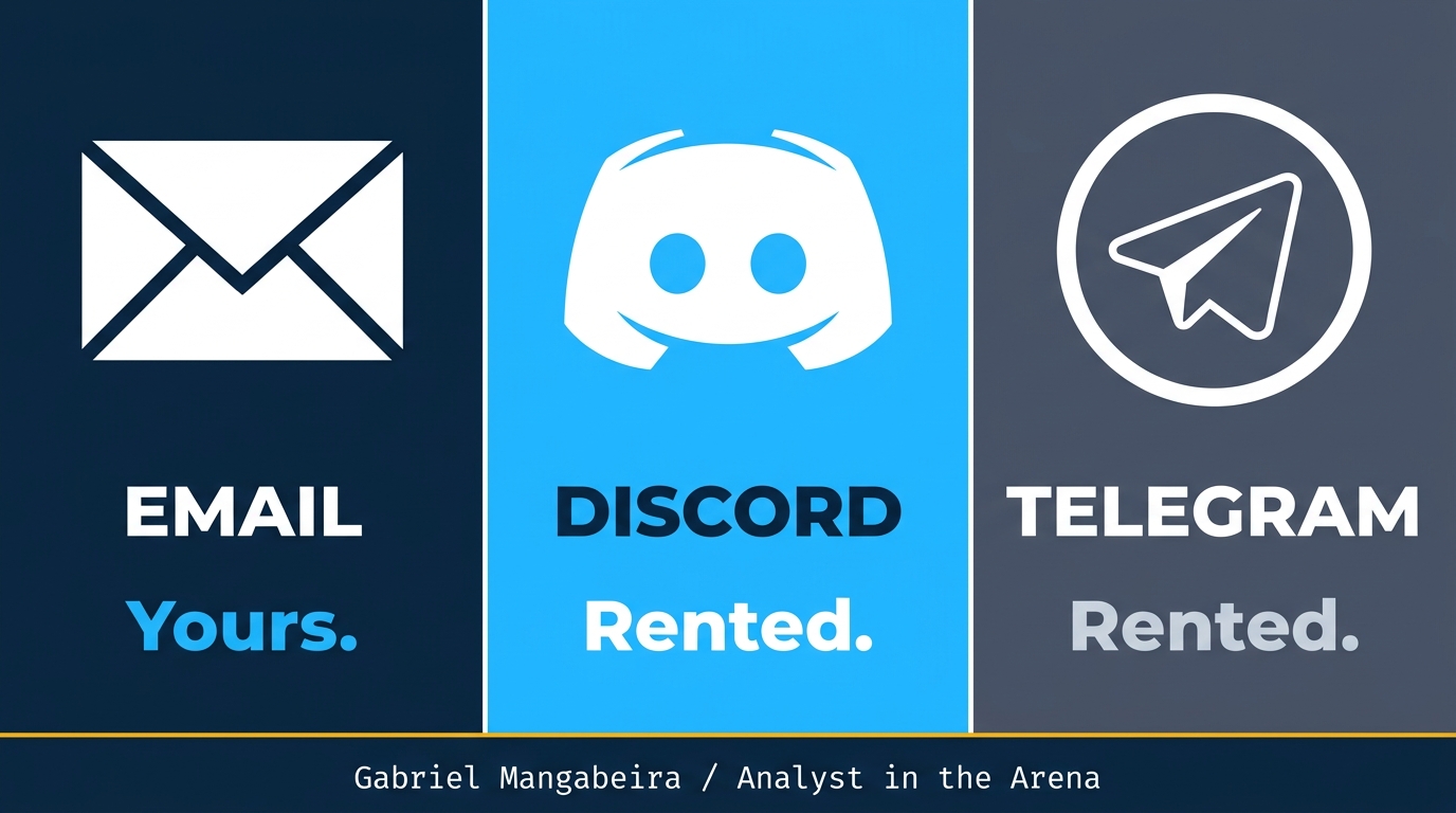 Web3 Email vs Discord vs Telegram: Channel Decision Framework